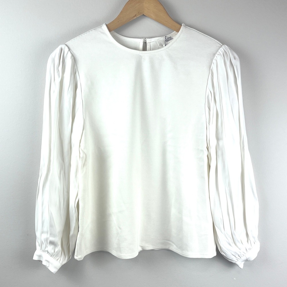 2/$30 NWT Love Bonito Cream Puff Sleeve Top XS
